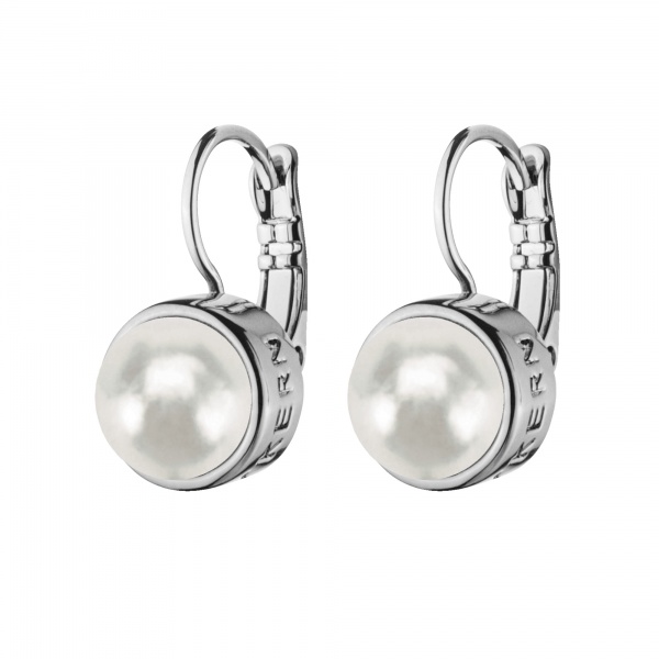 Dyrberg Kern Lulu Silver Earrings - White Pearl